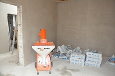 Гипсовая штукатурка механизированным способом 220В