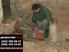 Сверление любых строиельных материалов, резка, демонтаж