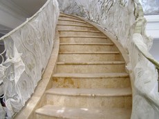 Мраморные полы, стены, лестницы, камины