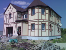 Утепление фасада с декоративной отделкой.