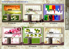 Предлагаем кухни с фасадами с фото (ФМП) и скинали.