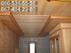 Вагонка. Монтаж вагонки Одесса.