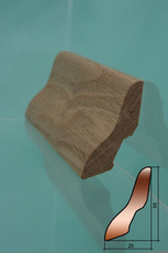 Плинтус из натурального дерева: дуб, сосна, ясень, клен.