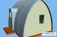 Дачный домик, готовый к монтажу