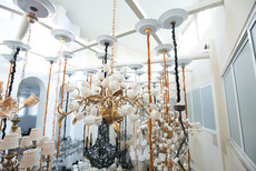 Установка лебедок для люстр и люстр