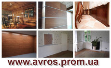 Деревянная отделка стен Киев, деревянные стеновые панели, шп