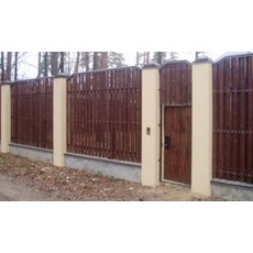Забор/ворота из дерева купить Харьков