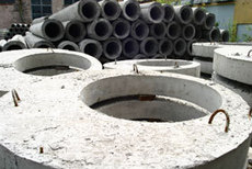 Железобетонные крышки (плиты перекрытия) колец для канализац