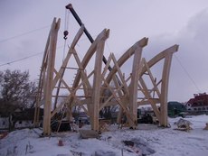 Гнутоклееные конструкции