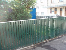 Штакетник металлический, металлические заборы, заборы из шта