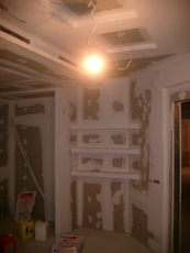 Шпаклёвка (беспещанка), стен потолка под обои или покраску