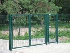 Ворота распашные Техна