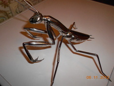 Художественная работа из нержавеющей стали