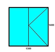 Окно 2100/1400 (трешка) 1175 грн