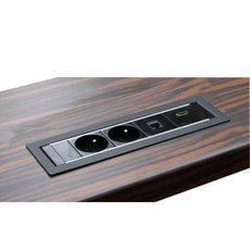 Врезная в столешницу розетка Frame