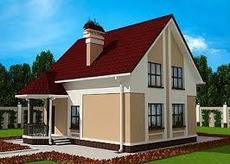 Укрытие домов металлочерепицей.