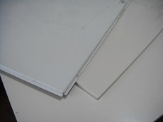 Кассеты металлические, алюминиевые плиты.