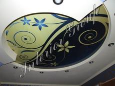 Арт-печать на натяжных потолках, Световые потолки