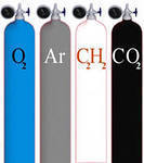 КИСЛОРОД, УГЛЕКИСЛОТА, МIX-1, АРГОН