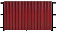 Ворота из профнастила