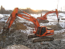 Аренда экскаватора.