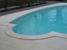 Копинговый (бортовой) камень для бассейнов. Облицовочный кам