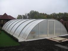 Раздвижные павильоны для бассейнов. Накрытие для бассейнов.