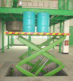 Подъемная платформа ножничного типа