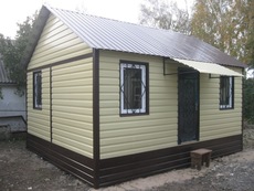 Бытовки, вагончики, домики, киоски, хозпостройки.