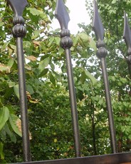 Забор секционный металлический