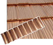 Безупречная медная черепица MetroCopper