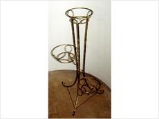 Кованая подставка для цветов «Башня витая «3»