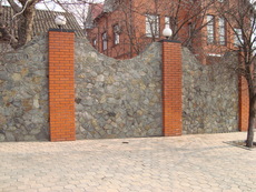 Укладка природного камня бут, плитняк и др.