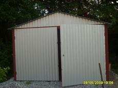 Металлические гаражи. Гаражи с профнастила. Разборной гараж.