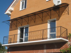 Козырьки, ограждения, балконы в Киеве