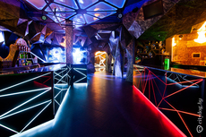 Барная стойка стекло свет декор