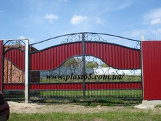 Заборы из профнастила, ворота, решетки, оградки, изготовлени