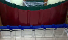 Профнастил С-15 "вишня в шоколаде"