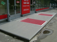 Антискользящий алюминиевый профиль с резиновой вставкой, опт