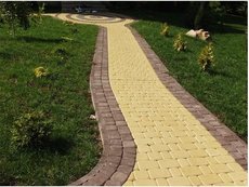 Укладка тротуарной плитки