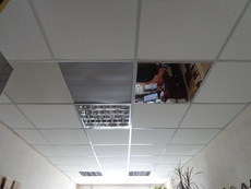 Кассетные потолки, металлические плиты для подвесного потолк