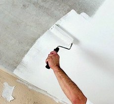 Покраска потолка