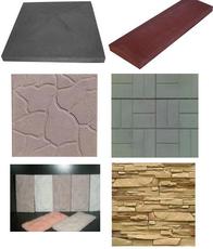 Тротуарная, фасадная плитка, облицовочный кирпич и элементы 