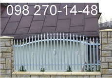 Металлические кованые заборы, секции металлические для ограж