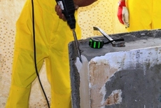 Алмазная резка бетона без пыли.