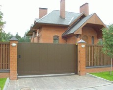 Ворота из профлиста .