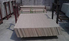 Порезать плитку.