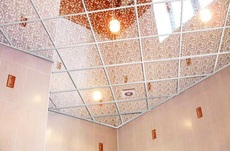 Плиты потолочные ПВХ, плиты пластиковые для подвесного потол