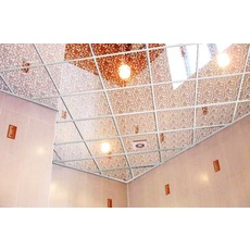 Плиты потолочные ПВХ, плиты пластиковые для подвесного потол