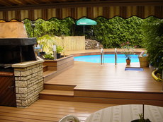 Устройство террас, беседок.